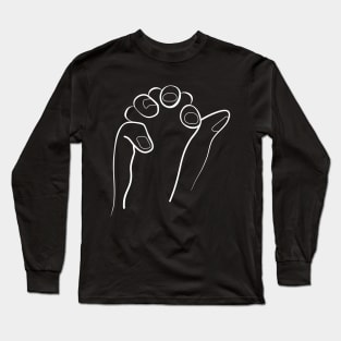 Paw in hand Long Sleeve T-Shirt